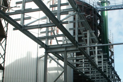 Rohrbrücke Bio Ölwerk Magdeburg