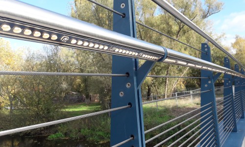 Neubau der Okerbrücke Biberweg in Braunschweig