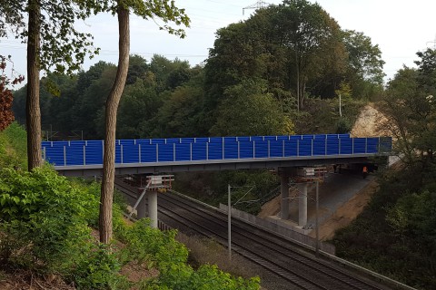 Brückenbauwerk Querung Hittfeld