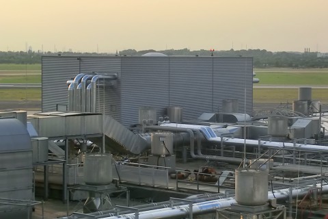 BHKW und Absorptionskälte- Anlage, Flughafen Düsseldorf
